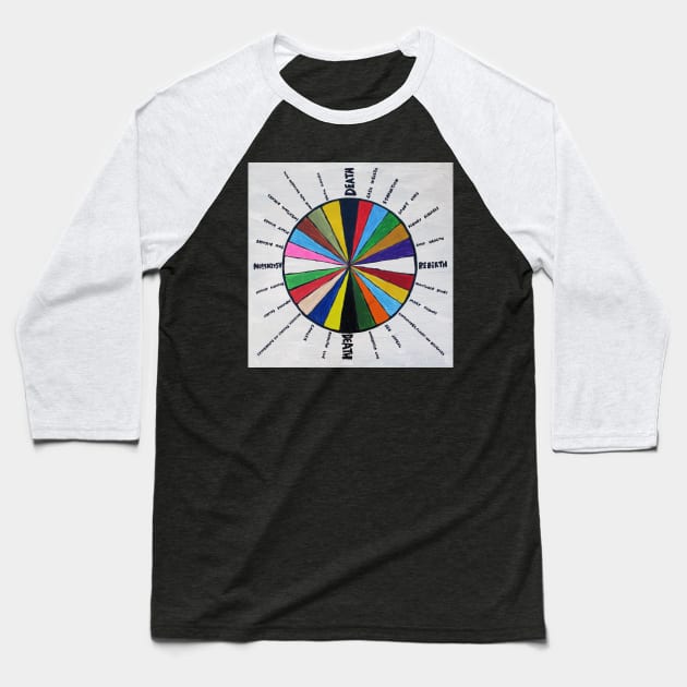 THE WHEEL Baseball T-Shirt by lautir